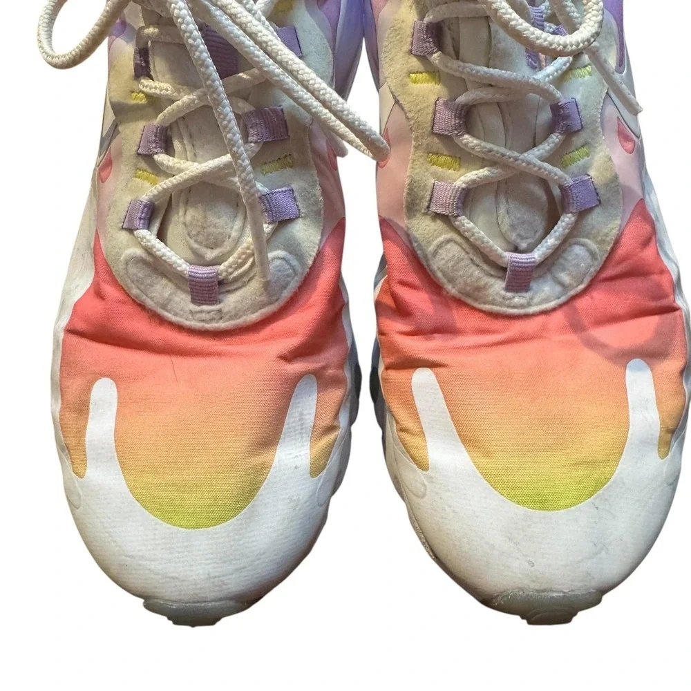 Nike Air Max‎ 270 React Shoes Womens Size 8.5 Multicolor Ombre CU2995-911